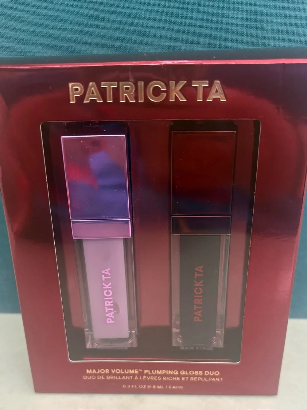 Patrick Ta Major Volume Plumping Gloss Duo — Pink & Deep Berry - MSRP $39